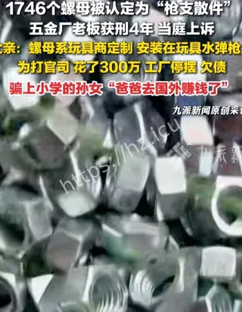 螺母被认定枪支散件